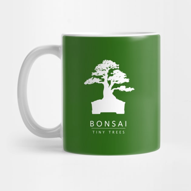 Bonsai - Tiny trees (White) by solublepeter